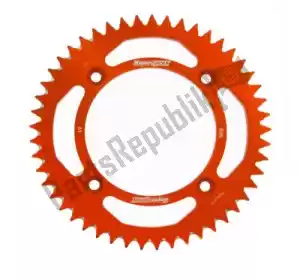 SUPERSPROX SU289849O ktw posteriore alu 49t, arancione, 428 - Lato superiore