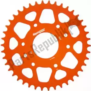 SUPERSPROX SU290542O ktw rear alu 42t, orange, 520 - Upper side