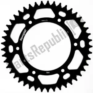 SUPERSPROX SU299045B ktw rear alu 45t, black, 520 - Upper side