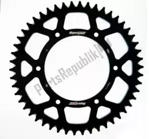 SUPERSPROX SU299050B ktw rear alu 50t, black, 520 - Upper side