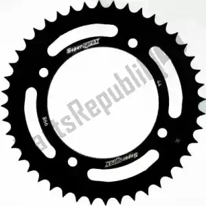 SUPERSPROX SU299844B ktw rear alu 44t, black, 428 - Upper side