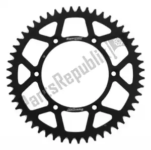 SUPERSPROX SU224552B ktw rear alu 52t, black, 520 - Upper side