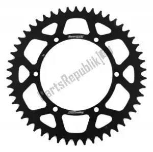 SUPERSPROX SU246050B ktw rear alu 50t, black, 520 - Upper side