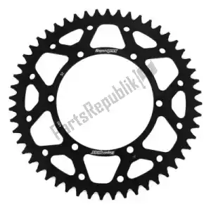 SUPERSPROX SU246052B ktw rear alu 52t, black, 520 - Upper side