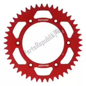 SUPERSPROX SU2800045R ktw rear alu 45t, red, 520 - Upper side