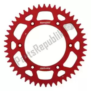 SUPERSPROX SU2800048R ktw rear alu 48t, red, 520 - Upper side