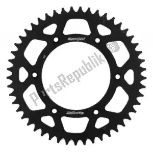 SUPERSPROX SU2800049B ktw rear alu 49t, black, 520 - Upper side
