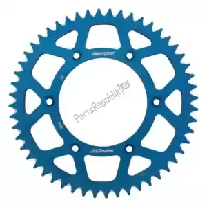 SUPERSPROX SU2800052D ktw rear alu 52t, blue, 520 - Upper side