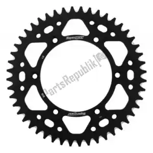 SUPERSPROX SU280848B ktw rear alu 48t, black, 520 - Upper side