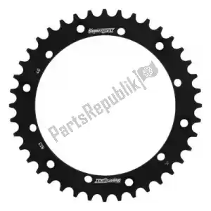 SUPERSPROX SU285340B ktw rear alu 40t, black, 520 - Upper side