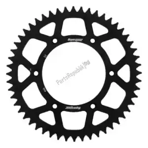 SUPERSPROX SU299052B ktw posteriore alu 52t, nero, 520 - Lato superiore