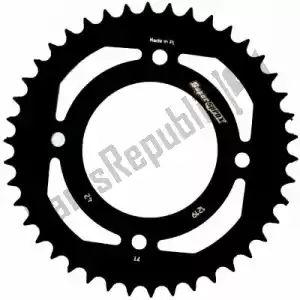SUPERSPROX SU4121942B ktw rear steel 42t, black, 428 - Upper side