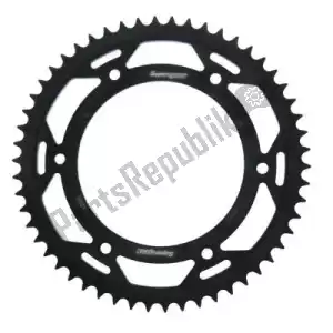 SUPERSPROX SU4125854B ktw posteriore in acciaio 54t nero - Lato superiore