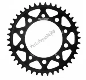 SUPERSPROX SU4130442B ktw posteriore in acciaio 42t, nero, 525 - Lato superiore