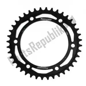 SUPERSPROX SU4130640B ktw posteriore acciaio 40t, nero, 530 - Lato superiore