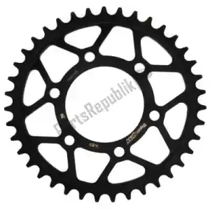 SUPERSPROX SU4148939B ktw posteriore acciaio 39t, nero, 525 - Lato superiore
