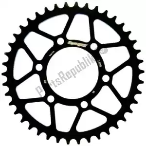 SUPERSPROX SU4148942B ktw posteriore in acciaio 42t, nero, 525 - Lato superiore