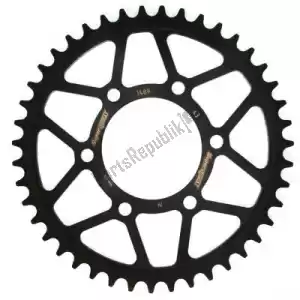 SUPERSPROX SU4148943B ktw posteriore acciaio 43t, nero, 525 - Lato superiore