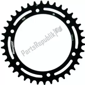 SUPERSPROX SU4151238B ktw posteriore acciaio 38t, nero, 520 - Lato superiore
