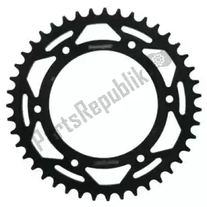SUPERSPROX SU421043B ktw posteriore acciaio 43t, nero, 520 - Lato superiore
