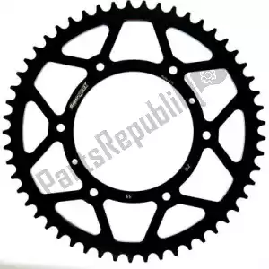 SUPERSPROX SU421053B ktw posteriore acciaio 53t, nero, 520 - Lato superiore