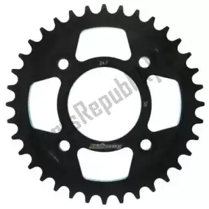 SUPERSPROX SU424736B ktw rear steel 36t black - Upper side