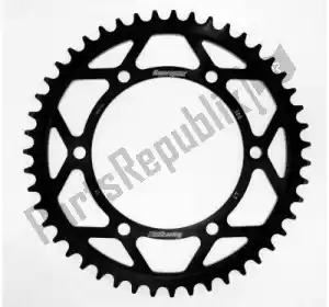 SUPERSPROX SU430047B ktw posteriore acciaio 47t, nero, 525 - Lato superiore
