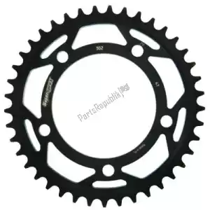 SUPERSPROX SU430241B ktw posteriore acciaio 41t, nero, 530 - Lato superiore