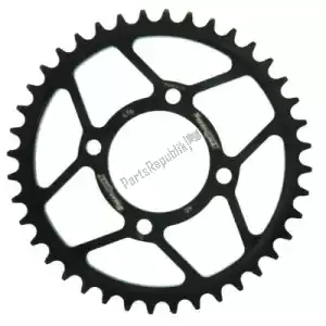 SUPERSPROX SU447640B ktw rear steel 40t black - Upper side