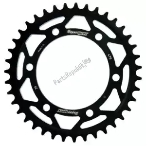 SUPERSPROX SU447939B ktw posteriore acciaio 39t, nero, 530 - Lato superiore