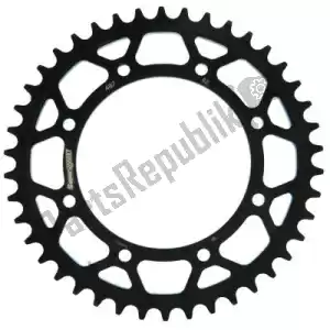 SUPERSPROX SU448742B ktw posteriore acciaio 42t, nero, 520 - Lato superiore