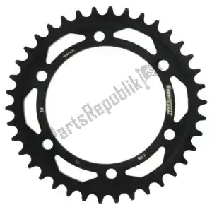 SUPERSPROX SU449838B ktw rear steel 38t, black, 525 - Upper side