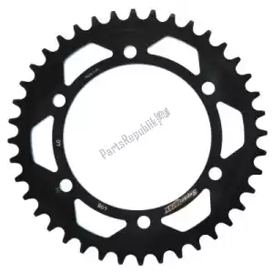 SUPERSPROX SU449840B ktw rear steel 40t, black, 525 - Upper side