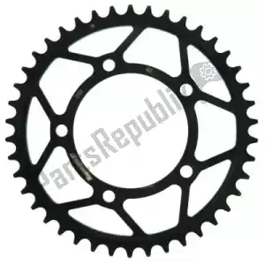 SUPERSPROX SU470242B ktw posteriore in acciaio 42t, nero, 525 - Lato superiore