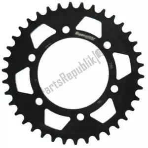 SUPERSPROX SU473538B ktw rear steel 38t, black, 520 - Upper side