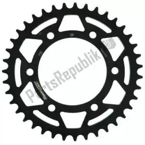 SUPERSPROX SU473539B ktw rear steel 39t, black, 520 - Upper side