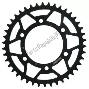 SUPERSPROX SU473542B ktw posteriore acciaio 42t, nero, 520 - Lato superiore