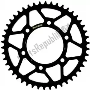 SUPERSPROX SU473546B ktw posteriore acciaio 46t, nero, 520 - Lato superiore