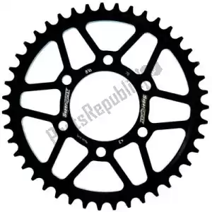 SUPERSPROX SU481643B ktw rear steel 43t, black, 530 - Upper side