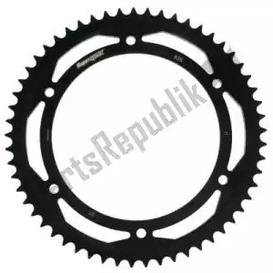 SUPERSPROX SU483957B ktw posteriore acciaio 57t, nero, 428 - Lato superiore