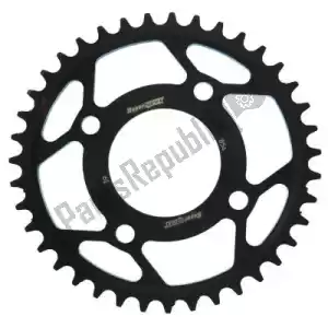 SUPERSPROX SU485439B ktw rear steel 39t, black, 530 - Bovenkant