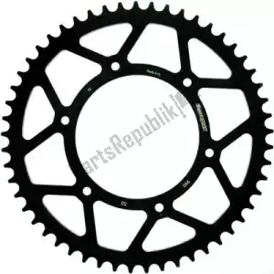 SUPERSPROX SU499053B ktw posteriore acciaio 53t, nero, 520 - Lato superiore