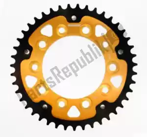 SUPERSPROX SU6130443G ktw sigilo trasero 43t, oro, 525 - Lado superior