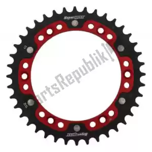 SUPERSPROX SU6151240R ktw sigilo trasero 40t, rojo, 520 - Lado superior