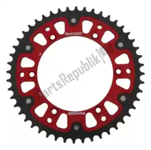 SUPERSPROX SU6151248R ktw posteriore stealth 48t, rosso, 520 - Lato superiore