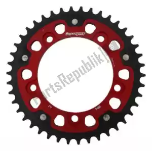SUPERSPROX SU6180042R ktw rear stealth 42t, red, 530 - Upper side