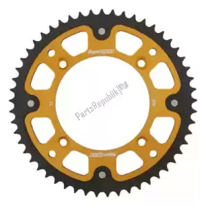 SUPERSPROX SU620953G ktw sigilo trasero 53t, oro, 420 - Lado superior