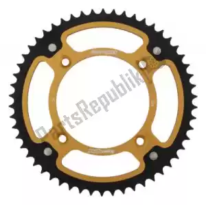 SUPERSPROX SU620954G ktw sigilo trasero 54t, oro, 420 - Lado superior