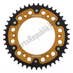 SUPERSPROX SU621043G ktw rear stealth 43t, gold, 520 - Bovenkant