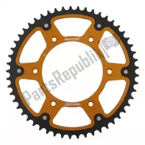 SUPERSPROX SU621053G ktw sigilo trasero 53t, oro, 520 - Lado superior